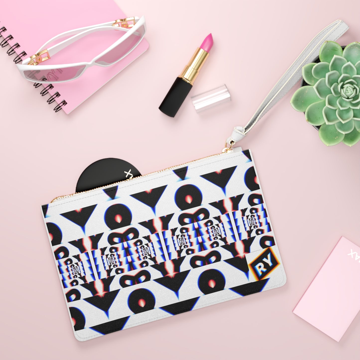 Stylish Geometric Clutch Bag | Modern Fashion Accessory for Casual & Evening Outfits