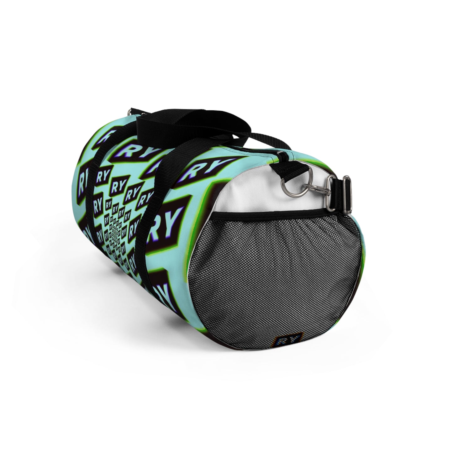 Trendy Graphic Duffel Bag for Fitness & Travel - Stylish RY Design