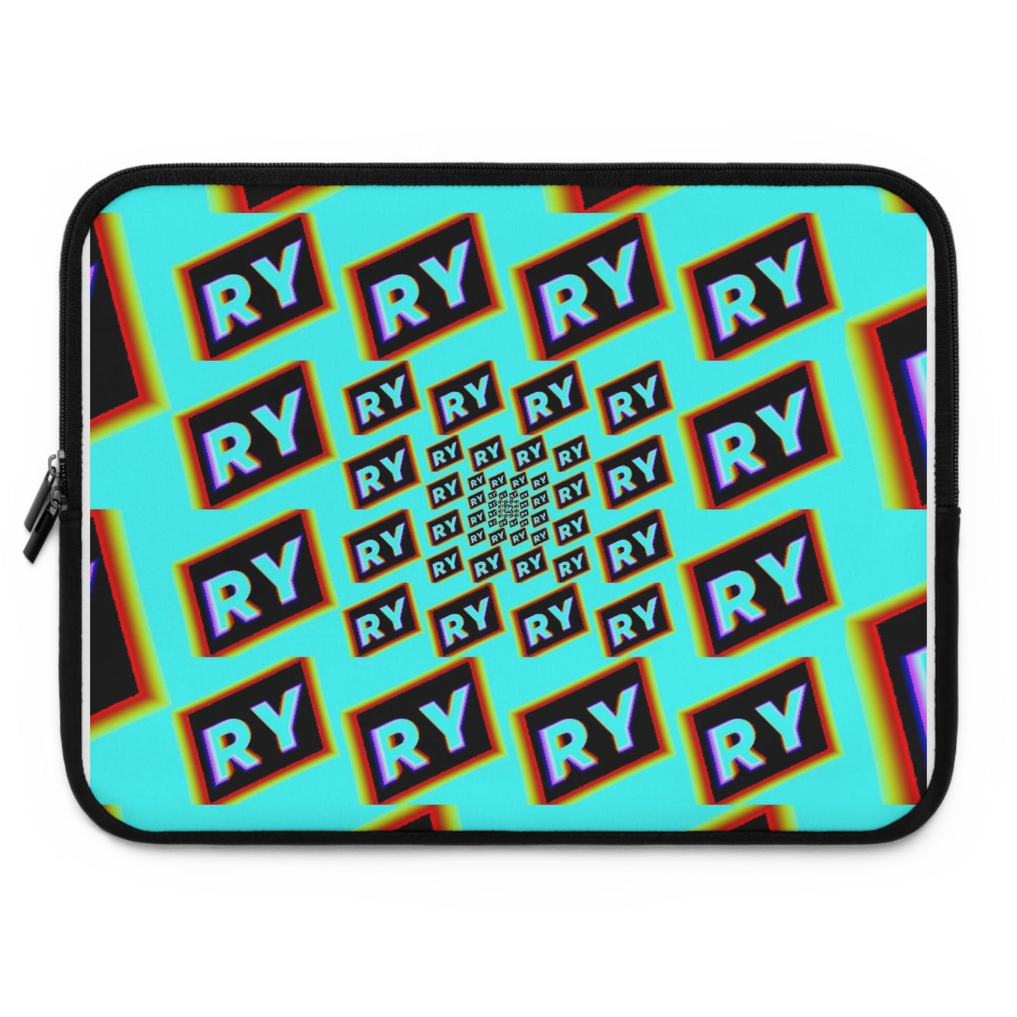 Colorful RY Pattern Laptop Sleeve - Stylish Protection for Your Device