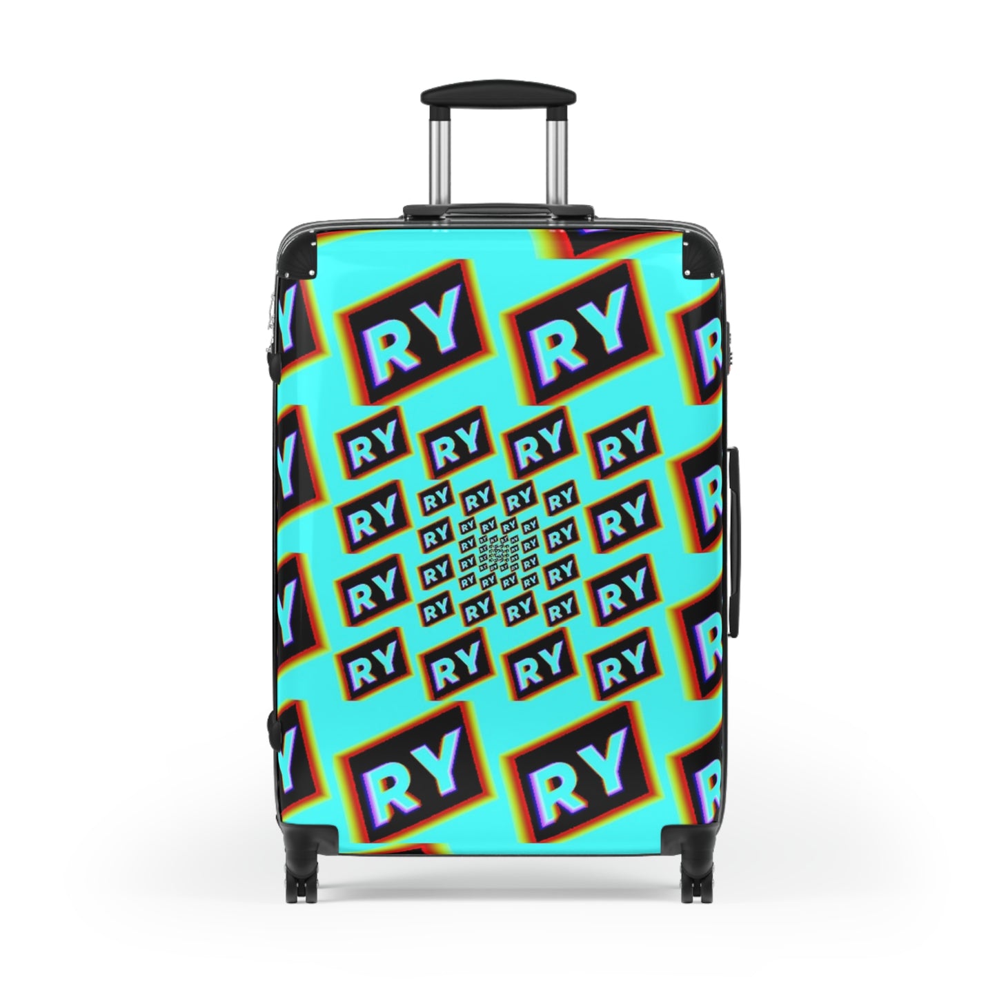 Colorful Patterned Suitcase - Travel in Style