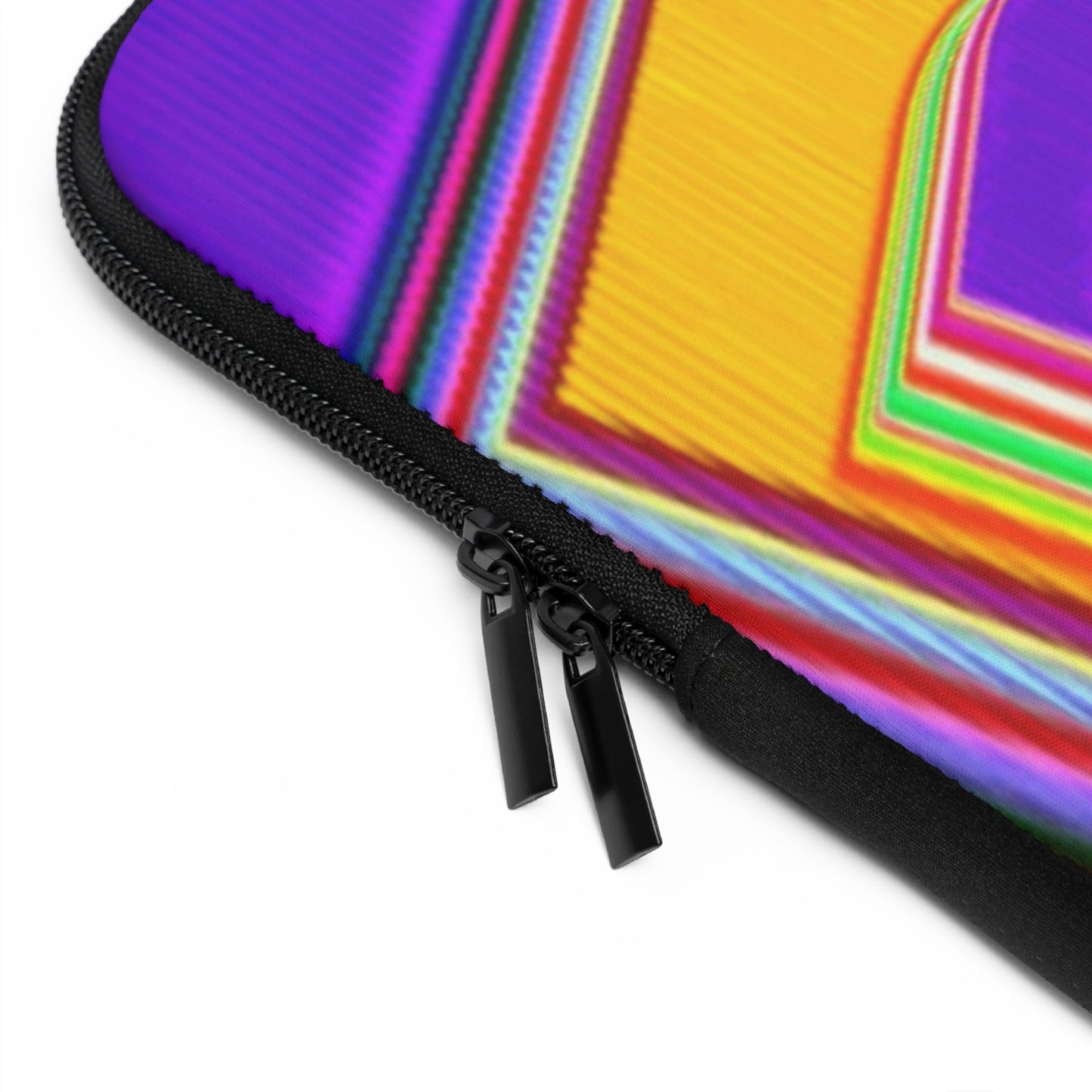 Vibrant Retro Laptop Sleeve - Bold Colorful Design for Tech Lovers