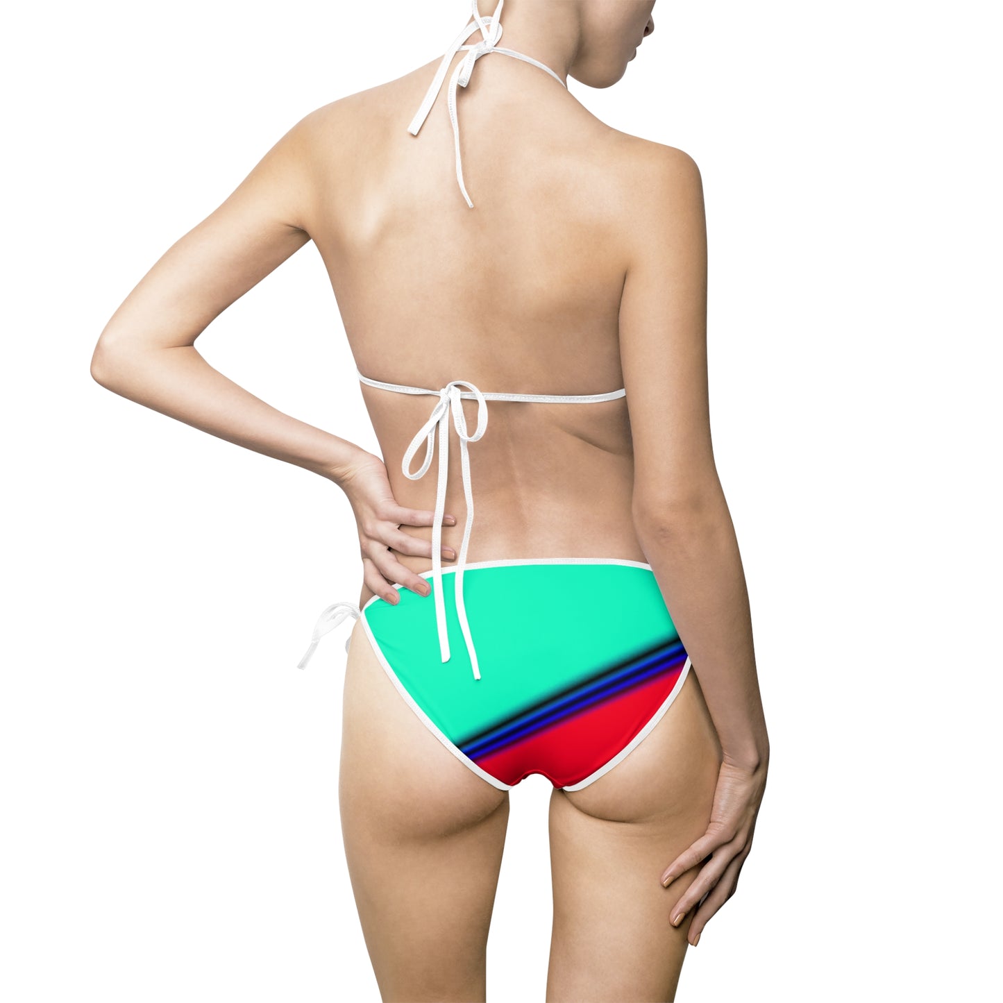 Vibrant Women's Bikini Swimsuit - Beach Ready with Bold Graphics