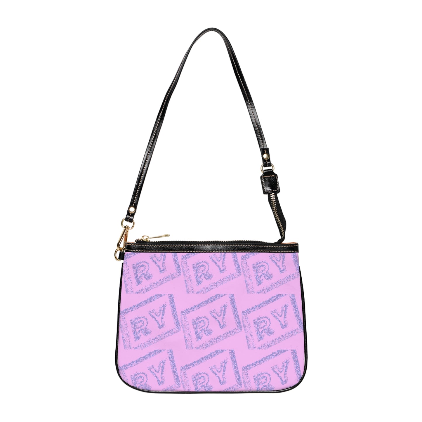 Chic Pink Small Shoulder Bag with Stylish Print