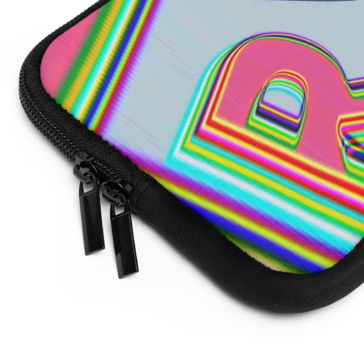 Colorful Retro Laptop Sleeve with 'R' Design