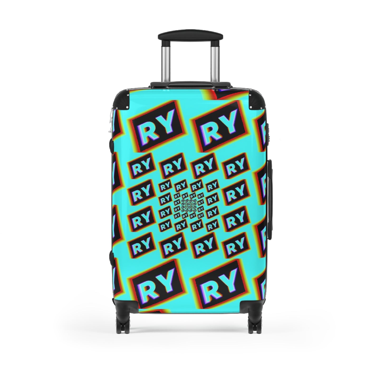 Colorful Patterned Suitcase - Travel in Style