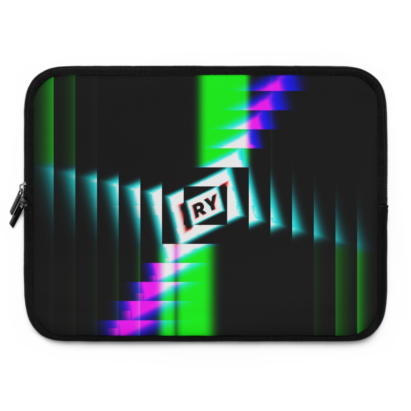 Modern Geometric Laptop Sleeve - Colorful Abstract Design