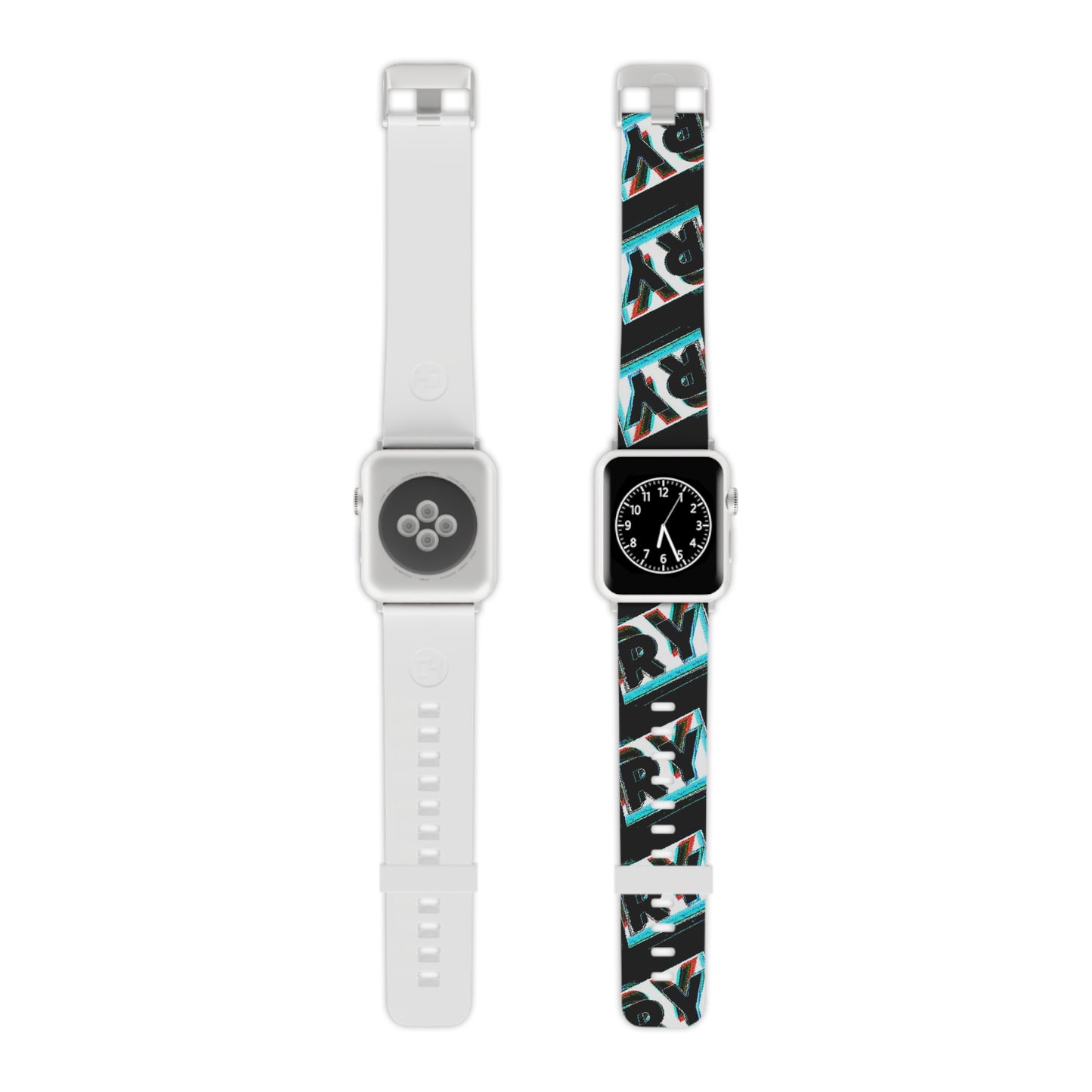 Colorful Graphic Apple Watch Band - Stylish & Unique Design