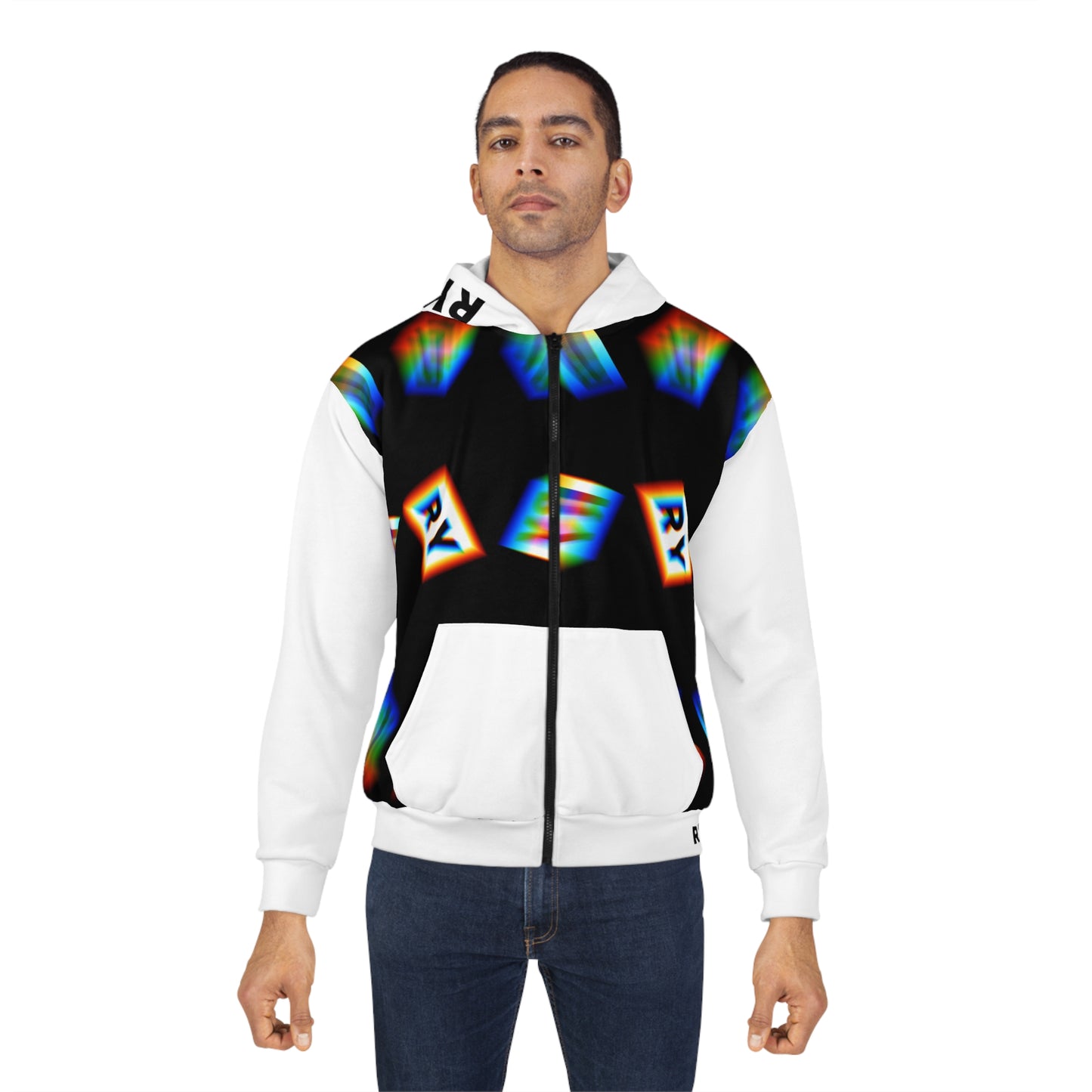 AOP Unisex Zip Hoodie