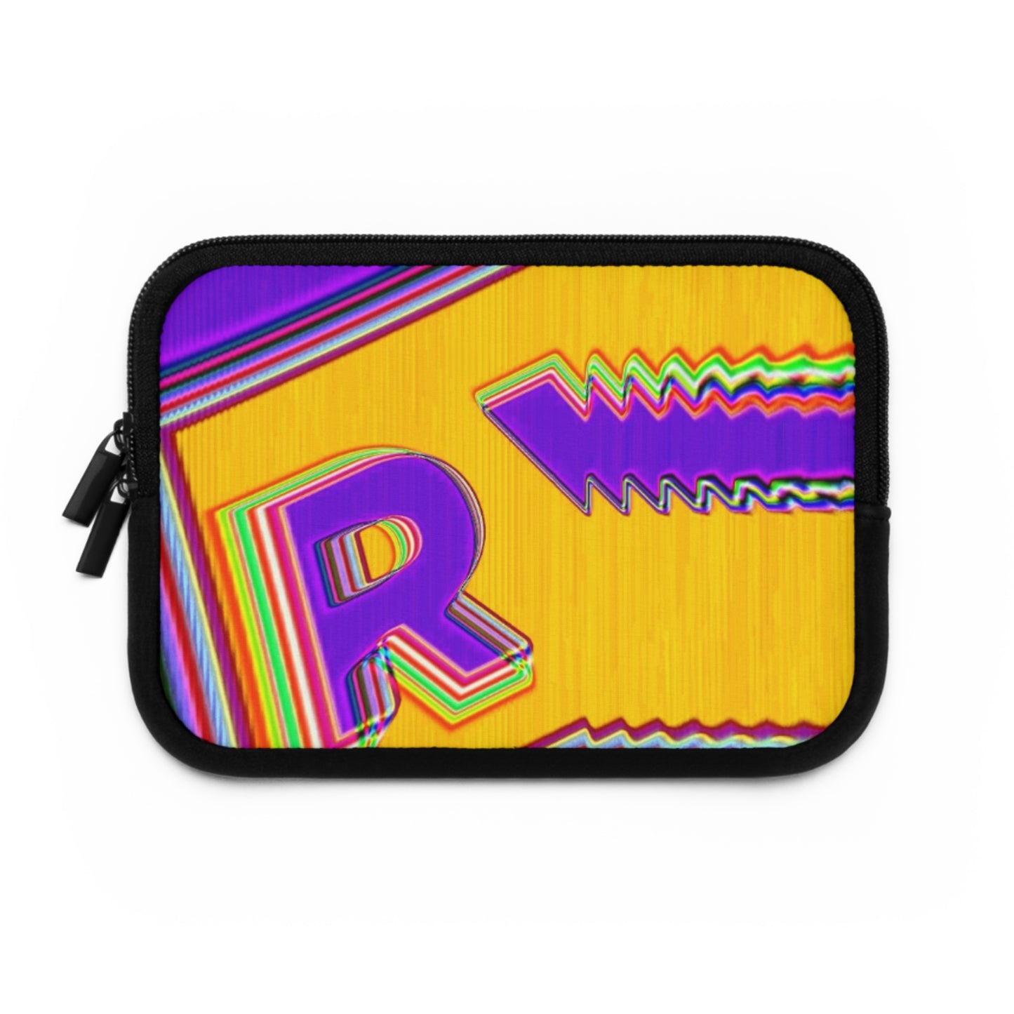 Vibrant Retro Laptop Sleeve - Bold Colorful Design for Tech Lovers