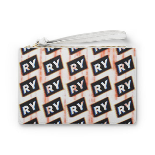 Modern Monogrammed Clutch Bag - Stylish Accessory for Everyday Use