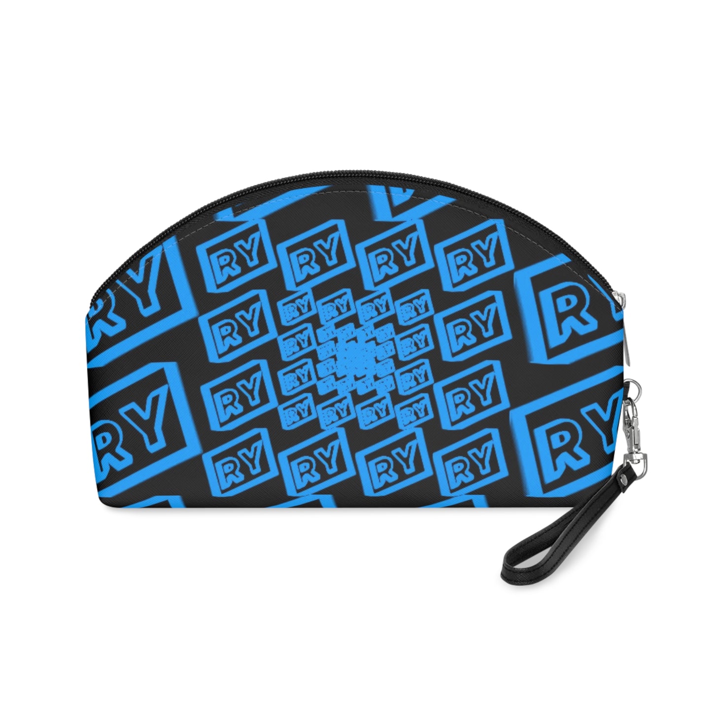 Stylish Black and Blue Makeup Bag for Every Occasion