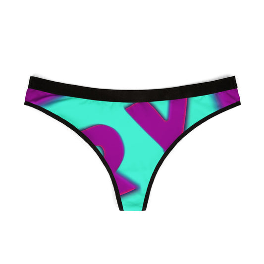 Vibrant Women's Thongs with Stylish Graphic Design | Comfortable & Trendy Underwear