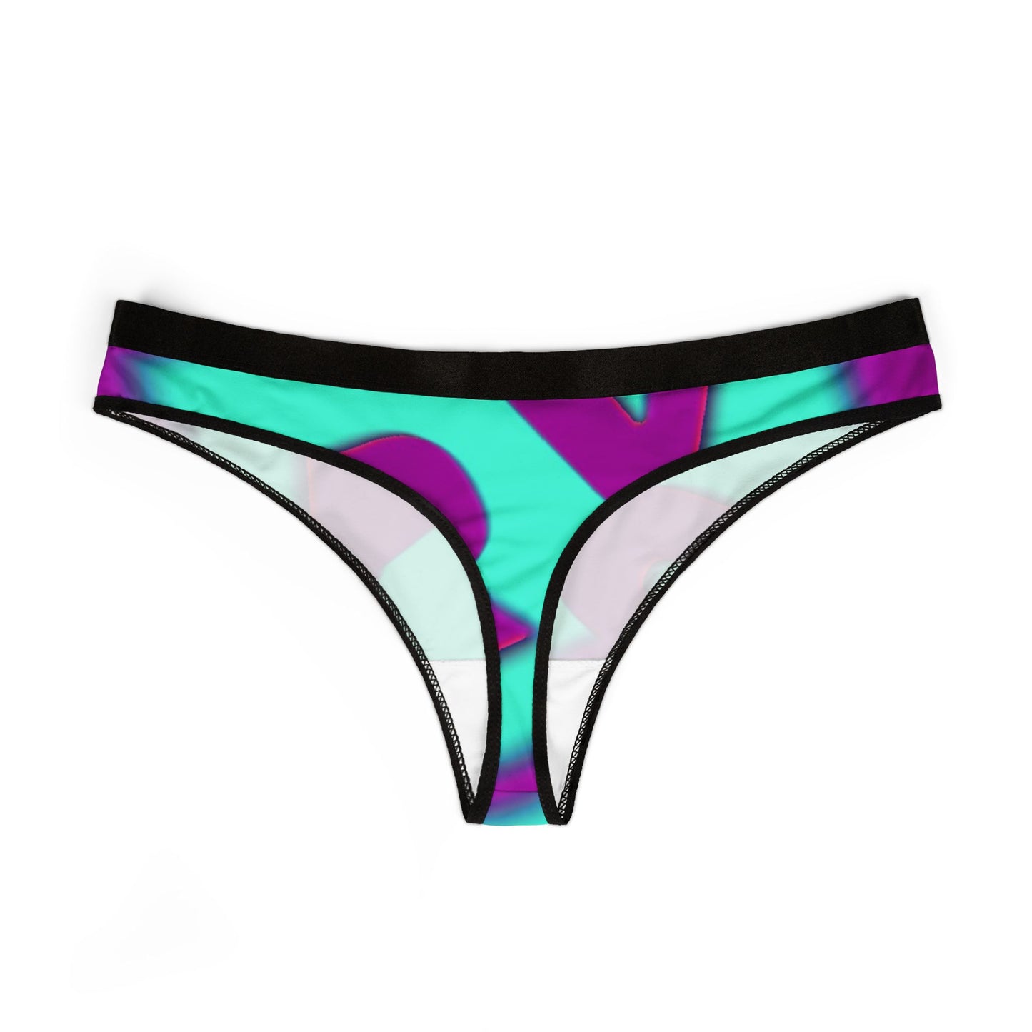 Vibrant Women's Thongs with Stylish Graphic Design | Comfortable & Trendy Underwear