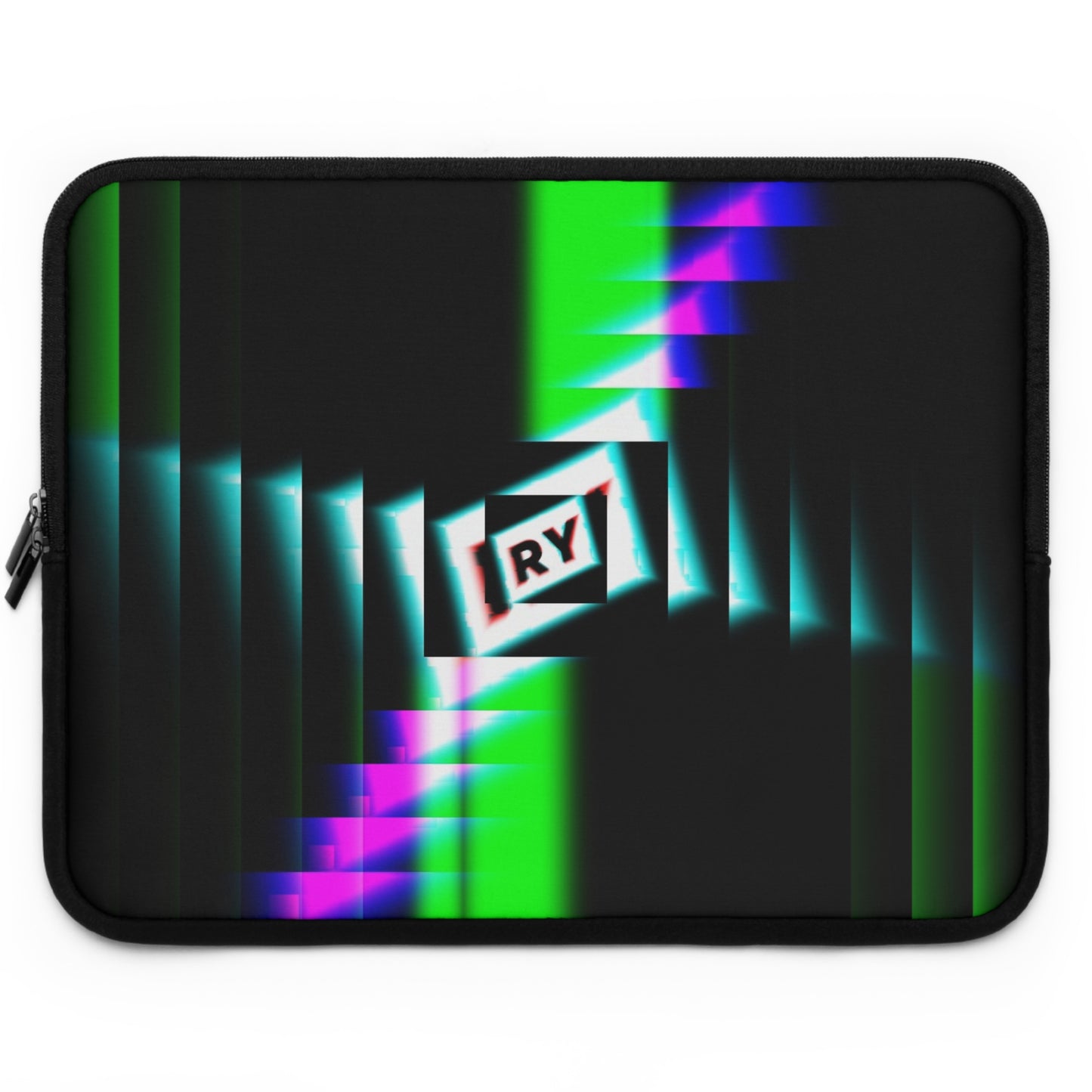 Modern Geometric Laptop Sleeve - Colorful Abstract Design