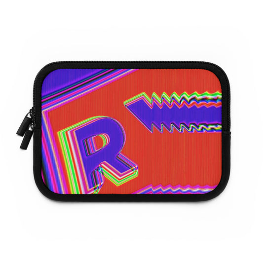 Vibrant Retro Laptop Sleeve - Colorful Geometric Design for Tech Enthusiasts