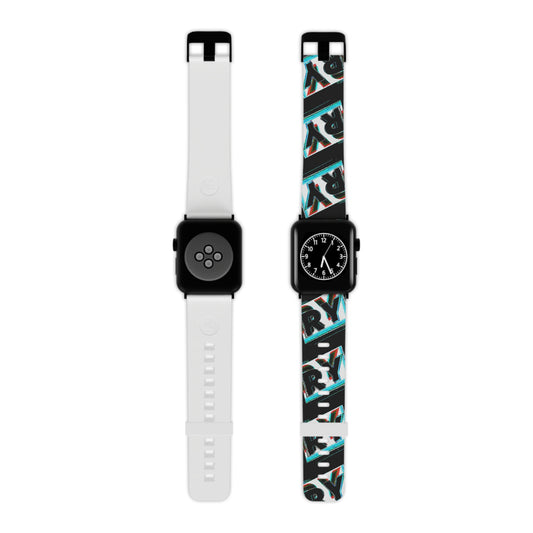 Colorful Graphic Apple Watch Band - Stylish & Unique Design